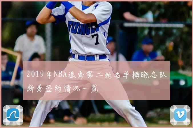 2019年NBA选秀第二轮名单揭晓各队新秀签约情况一览